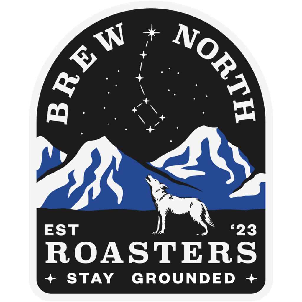 Full Brew North Roasters Logo with Outline