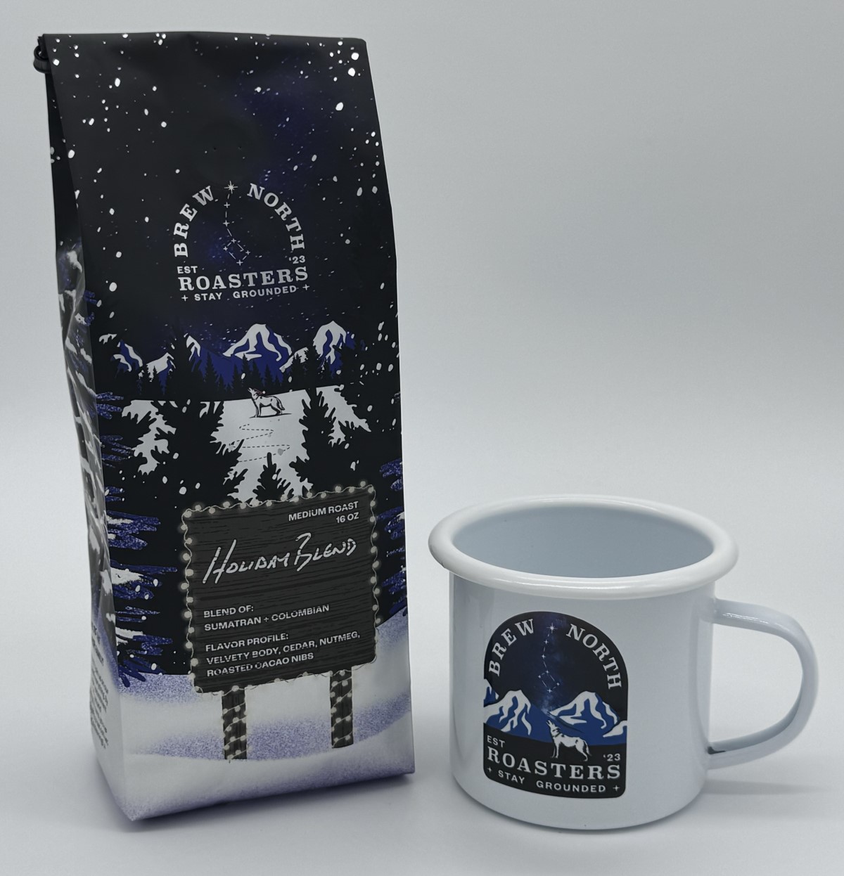 Brew North Holiday Blend with Mug